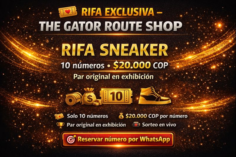 Rifa exclusiva The Gator Route Shop