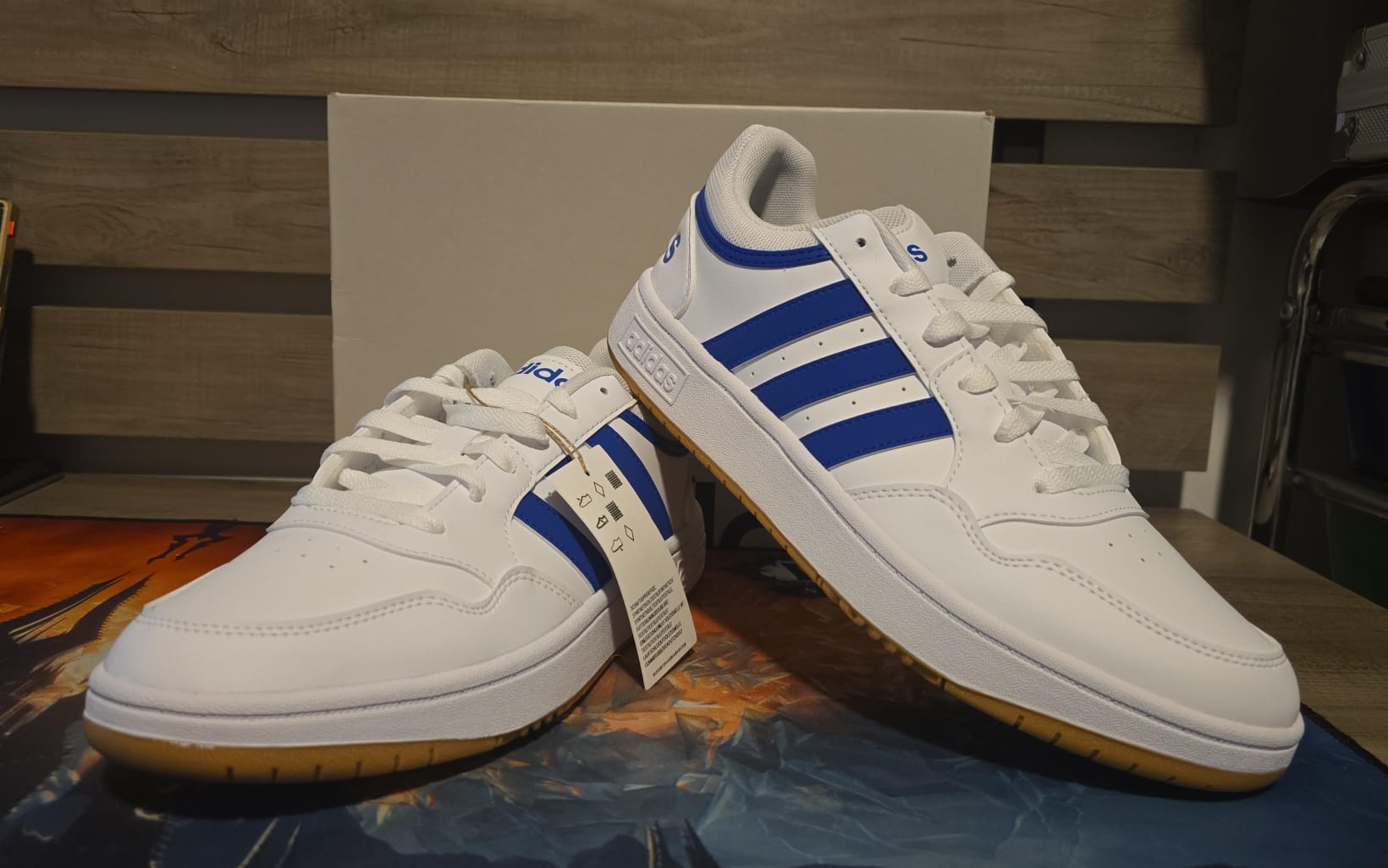 Adidas Court Bold White/Blue