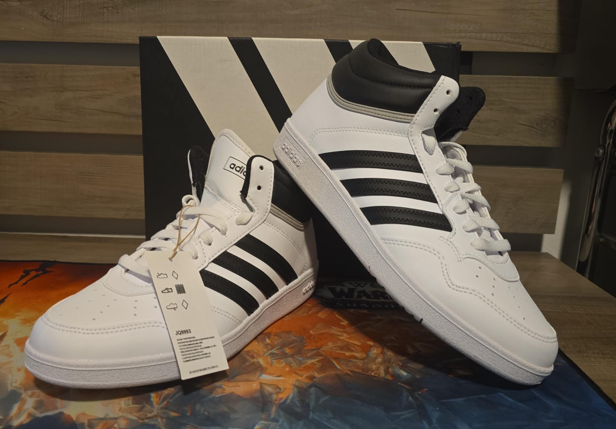 Adidas Hoops Mid Black/White