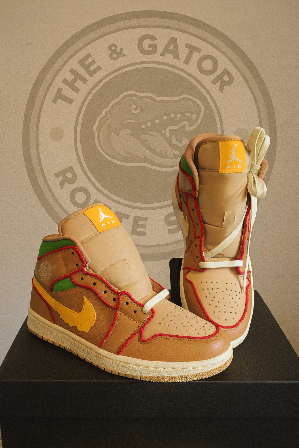 Jordan 1 Mid SE Cheeseburger - Edición especial